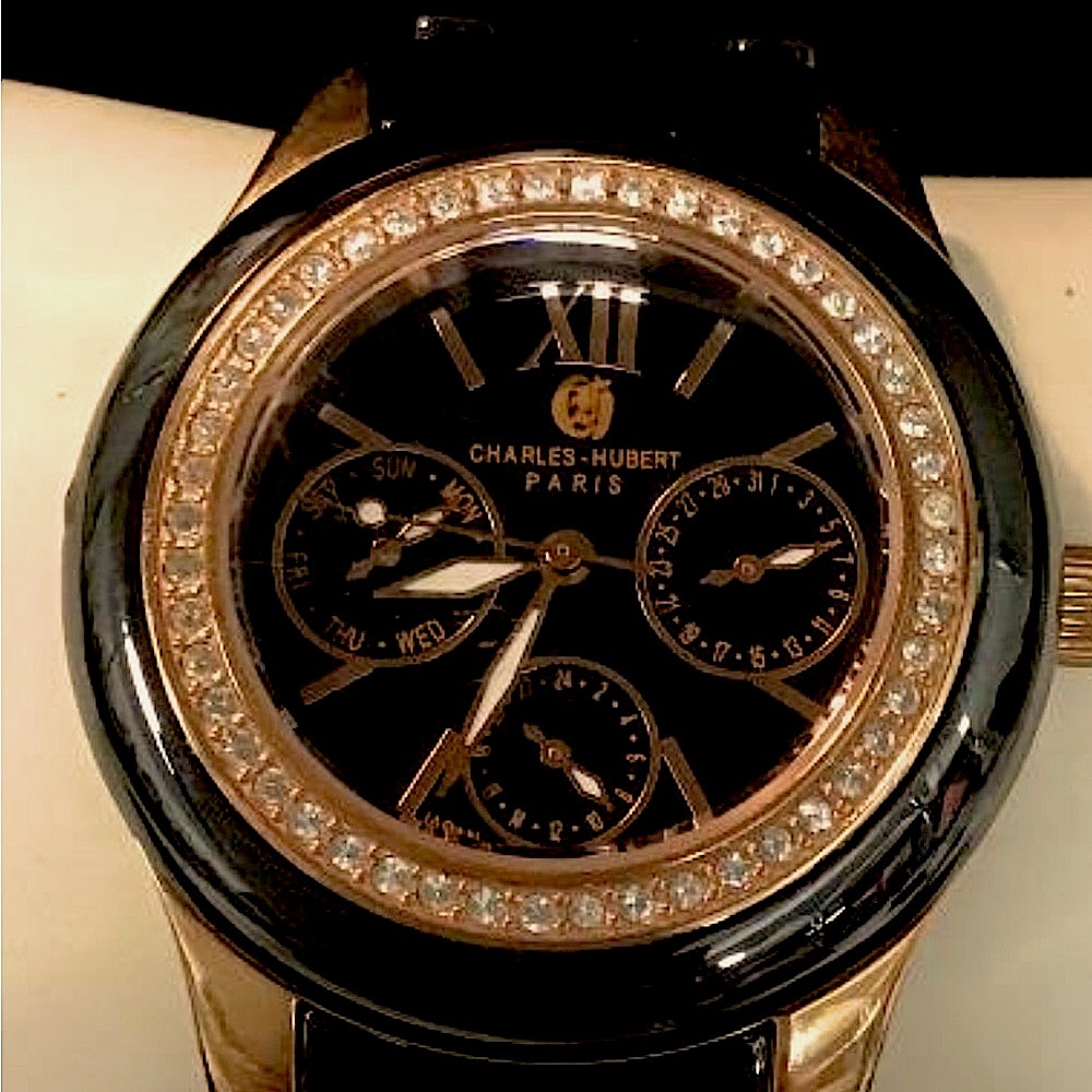Charles Hubert Rose Gold Watch